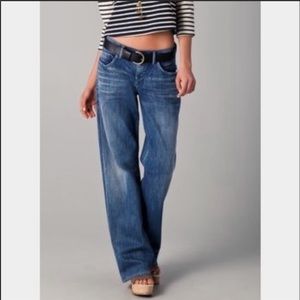 AG Adriano Goldschmied “The Rider” Wide Leg Jeans
